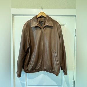 Genuine Leather  Joseph A Bank Bomber Jacker